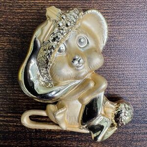 ❤️#65. Mouse Fancy Hat Brooch